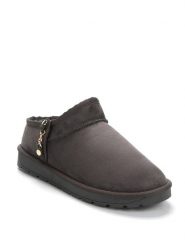 ISLAND BOOT Botki zimowe "Idalia" w kolorze antracytowym rozmiar: 39. Szare botki Island Boot, z aplikacjami, bez obcasa, bez zapięcia. Za 215.98 zł.