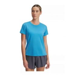 Koszulka Damska Sportowa Under Armour Launch Shortsleeve. Niebieskie t-shirty sportowe Under Armour, xl, bez wzorów, bez ramiączek, na fitness i siłownię. Za 89.99 zł.
