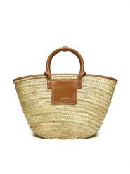 JACQUEMUS Torebka Le Panier Soli 23E223BA045-3072 Beżowy. Brązowe torebki klasyczne JACQUEMUS, bez wzorów, z tworzywa sztucznego, bez dodatków. Za 1,809.00 zł.