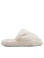 DeeZee Kapcie DE-10 Beżowy. Brązowe kapcie DeeZee, bez wzorów, z materiału. Za 79.99 zł.