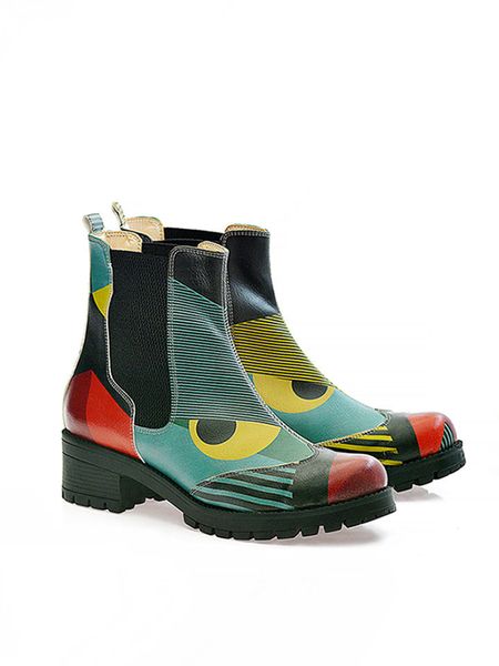 Goby Sztyblety w kolorze niebieskim ze wzorem rozmiar: 38. Niebieskie buty sportowe lifestyle Goby, bez wzorów, z materiału, sportowe, bez zapięcia. Za 343.41 zł.