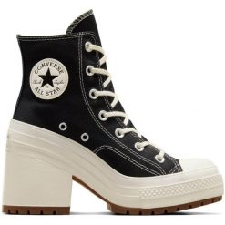 Buty sportowe damskie Converse Chuck 70 De Luxe Heel. Czarne buty sportowe lifestyle Converse, bez wzorów, casualowe, bez zapięcia. W wyprzedaży za 432.50 zł.