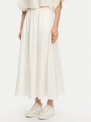 Max Mara Spódnica trapezowa Roal 2516771028 Biały Regular Fit. Białe spódnice Max Mara, xl, bez wzorów, z bawełny, trapezowe. Za 1,019.00 zł.