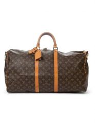 Louis Vuitton Torba podróżna w kolorze brązowym - 55 x 28 x 24 cm rozmiar: onesize. Brązowe torby podróżne Louis Vuitton, bez wzorów, z materiału, przez ramię. Za 4,480.99 zł.