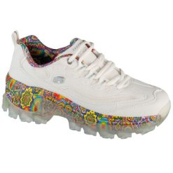 Buty sportowe Sneakersy damskie, Jen Stark: Hi-Ryze - Deco Drip. Białe buty sportowe lifestyle Skechers, bez wzorów, bez zapięcia, trekkingowe. Za 489.99 zł.