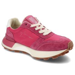 Różowe Sneakersy Big Star Sportowe Buty Damskie. Czerwone buty sportowe lifestyle BIG STAR, na lato, bez wzorów, bez zapięcia. Za 209.00 zł.