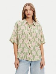 Roxy Koszula Beach Nostalgia ERJWT03665 Zielony Regular Fit. Zielone koszule Roxy, s, bez wzorów, z wiskozy, bez kołnierzyka, bez ramiączek. Za 169.99 zł.
