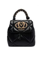 LOVE MOSCHINO Plecak JC4114PP1OLC0000 Czarny. Czarne plecaki Love Moschino, bez wzorów, ze skóry, bez dodatków. Za 1,119.00 zł.