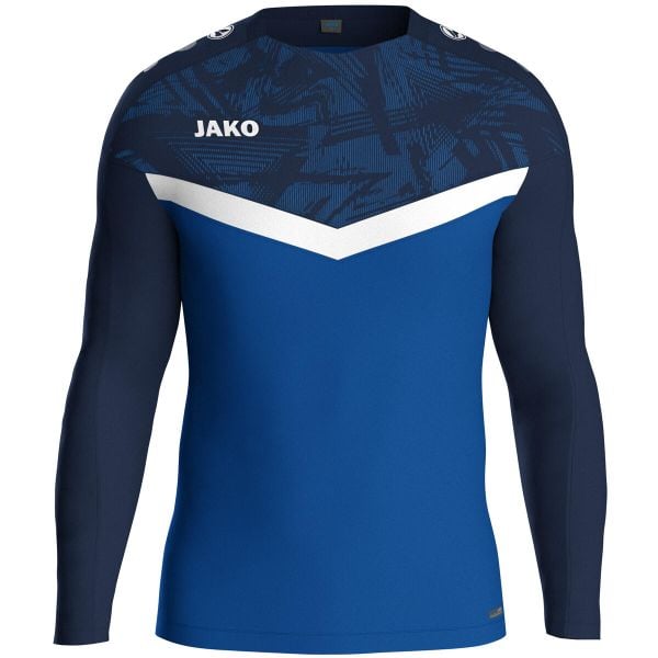 Bluza Jako Iconic. Niebieskie bluzy bez kaptura JAKO, xl, bez wzorów, z elastanu, bez kaptura. Za 268.00 zł.