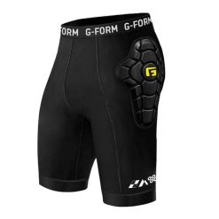 Szorty ochronne G-Form EX-1. Czarne szorty sportowe G-FORM, bez wzorów, z materiału, na fitness i siłownię. Za 554.00 zł.