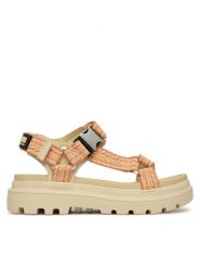 Palladium Sandały Pallacruisestrapwo 94708-210-M Beżowy. Brązowe sandały Palladium, bez wzorów, z materiału, bez obcasa, na płaskiej podeszwie, bez zapięcia. Za 399.99 zł.