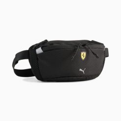 Nerka unisex Puma FERRARI czarna 09224702. Czarne nerki i saszetki Puma, bez wzorów, z materiału, eleganckie, bez dodatków. Za 128.04 zł.