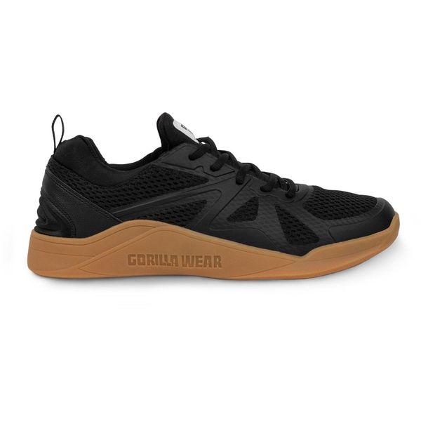 Buty fitness damskie Gorilla Wear Gym Hybrids. Brązowe buty treningowe GORILLA WEAR, bez wzorów, bez zapięcia, na fitness i siłownię. Za 423.00 zł.