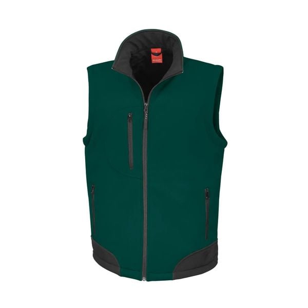 Kurtka softshell bez rękawów Result. Czarne kurtki RESULT, m, bez wzorów, z softshellu, bez kaptura. Za 213.50 zł.