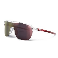 Okulary rowerowe JULBO FREQUENCY crystal/czerwone | Spectron cat 3. Czerwone okulary przeciwsłoneczne JULBO, bez wzorów. Za 469.00 zł.