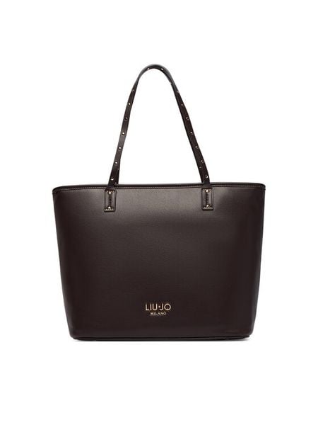 Liu Jo Torebka AF6070 E1120 Brązowy. Brązowe shopper bag Liu Jo, bez wzorów, ze skóry, bez dodatków. Za 599.99 zł.