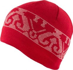 Czapka zimowa Nordblanc z polarową podszewką na czole. Czerwone czapki zimowe ZUN, bez wzorów, z materiału, sportowe. Za 124.99 zł.