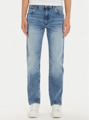 Wrangler Jeansy Sunset 112356409 Niebieski Straight Fit. Niebieskie jeansy Wrangler, bez wzorów, z bawełny. Za 259.99 zł.