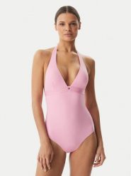 Tommy Hilfiger Strój kąpielowy UW0UW06366 Różowy jasny. Czerwone stroje jednoczęściowe Tommy Hilfiger, bez wzorów, z syntetyku. Za 369.99 zł.