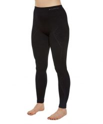 Spodnie damskie wełniane Brubeck EXTREME MERINO. Czarne spodnie narciarskie Brubeck, bez wzorów, z dzianiny, narciarskie. Za 288.49 zł.