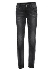 Heine Dżinsy - Slim fit - w kolorze czarnym rozmiar: 40. Czarne jeansy Heine, bez wzorów, klasyczne. Za 150.02 zł.