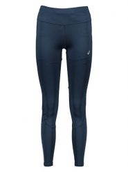 Asics Legginsy sportowe "Icon" w kolorze granatowym rozmiar: L. Niebieskie legginsy ASICS, bez wzorów, sportowe. Za 99.80 zł.