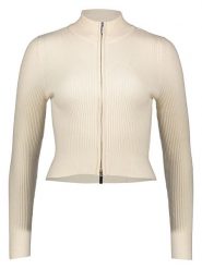 ONLY Kardigan "Senta" w kolorze beżowym rozmiar: XS. Brązowe swetry ONLY, xs, bez wzorów, prążkowane, bez ramiączek. Za 79.40 zł.