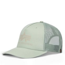 Czapka z daszkiem Alpha Industries. Zielone czapki z daszkiem Alpha Industries, bez wzorów. Za 109.99 zł.