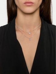 Michael Kors Naszyjnik MKC1745CZ040 Srebrny. Szare naszyjniki Michael Kors, z tworzywa sztucznego, srebrne. Za 749.99 zł.