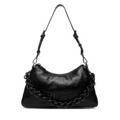 Torebka Just Cavalli. Czarne torebki klasyczne Just Cavalli, bez wzorów, klasyczne, bez dodatków. Za 739.99 zł.