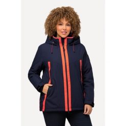 Damskie HYPRAR kurtka funkcyjna wodoodporna kaptur otwór na kciuk. Niebieskie kurtki narciarskie Ulla Popken, na zimę, plus size, bez wzorów, z materiału, bez kaptura, narciarskie. W wyprzedaży za 679.99 zł.