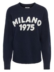 JDY Sweter w kolorze granatowym rozmiar: XL. Niebieskie swetry JDY, xl, bez wzorów, bez ramiączek. Za 134.95 zł.