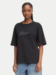BOSS T-Shirt Eregular 50571460 Czarny Regular Fit. Czarne t-shirty Boss, m, bez wzorów, z bawełny, bez kołnierzyka, bez ramiączek. Za 319.99 zł.