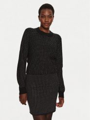 MICHAEL Michael Kors Sweter MF46124F2G Czarny Regular Fit. Czarne swetry MICHAEL Michael Kors, xs, bez wzorów, z wełny, bez ramiączek. Za 759.99 zł.