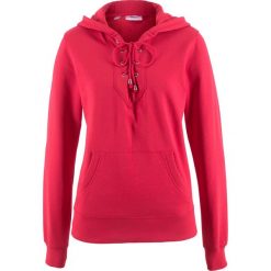 Bluza z kapturem i sznurowaniem bonprix czerwony. Bluzy marki KALENJI. Za 49.99 zł.