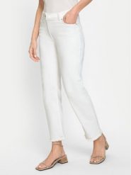 Olsen Jeansy 14002164 Biały Straight Fit. Białe jeansy Olsen, bez wzorów, z bawełny. Za 669.99 zł.