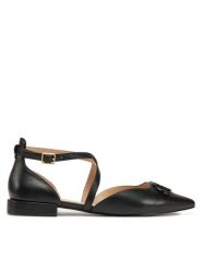 Liu Jo Baleriny Viola 19 SA5025 PX460 Czarny. Czarne baleriny Liu Jo, bez wzorów, ze skóry, bez obcasa, bez zapięcia. Za 409.99 zł.