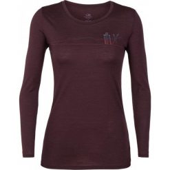 Icebreaker Damski T-Shirt Z Długim Rękawem Tech Lite, Bordowy S. Bielizna termoaktywna damska marki Icebreaker. W wyprzedaży za 255.00 zł.