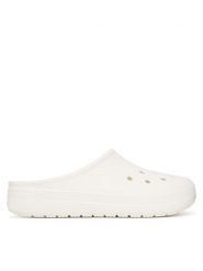 Crocs Klapki Classic Low Profile Clog 211139 Biały. Białe klapki Crocs, bez wzorów, z tworzywa sztucznego, bez obcasa, bez zapięcia. Za 169.99 zł.