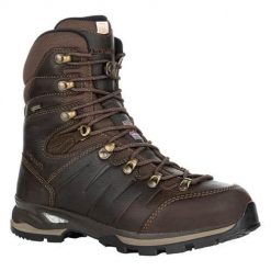 Buty trekkingowe damskie Lowa Yukon Ice Ii Gtx. Brązowe buty trekkingowe Lowa, bez wzorów, z materiału, za kostkę, bez zapięcia. Za 1,254.00 zł.
