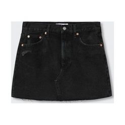 Mango spódnica jeansowa Hailey kolor szary mini prosta. Szare spódnice Mango, na co dzień, l, bez wzorów, z jeansu, mini, proste. Za 109.99 zł.