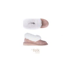 THE SHOES NO. 4 KAPCIE ZE SKÓRY OWCZEJ TYPU EMU. Kapcie marki The folk brand. Za 79.00 zł.