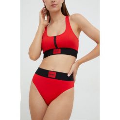 HUGO figi kąpielowe 50470233 kolor czarny. Czerwone bikini Hugo, bez wzorów, z poliamidu. W wyprzedaży za 159.99 zł.