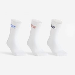 Skarpety sportowe tenis Reebok długie 3 pary. Skarpetki Reebok, bez wzorów, z bawełny. Za 39.99 zł.