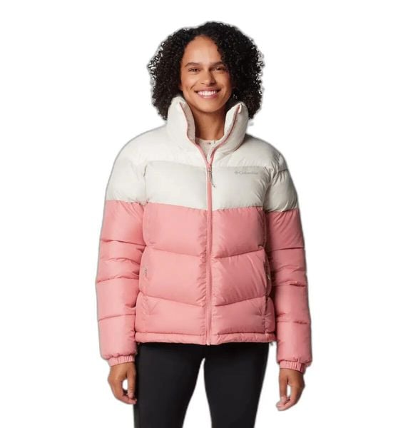 Damska kurtka Columbia Puffect II Colorblock Jacket 2088481629. Czerwone kurtki Columbia, xs, bez wzorów, z materiału, bez kaptura. Za 437.76 zł.