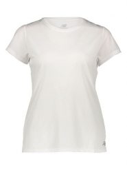 New Balance Koszulka "Core" w kolorze białym do biegania rozmiar: M. Białe t-shirty sportowe New Balance, m, bez wzorów, z materiału, bez ramiączek, do biegania. Za 96.60 zł.