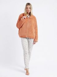 Admas Kurtka pluszowa w kolorze pomarańczowym rozmiar: M. Pomarańczowe kurtki admas, m, bez wzorów, bez kaptura. Za 130.99 zł.