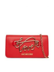 LOVE MOSCHINO Torebka JC5736PP0MKG0500 Czerwony. Czerwone kopertówki Love Moschino, bez wzorów, ze skóry, wizytowe, bez dodatków. Za 669.99 zł.