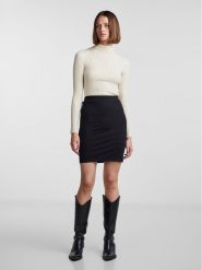 Pieces Spódnica ołówkowa Naya 17141052 Czarny Slim Fit. Czarne spódnice Pieces, xs, bez wzorów, z wiskozy, ołówkowe. Za 99.99 zł.
