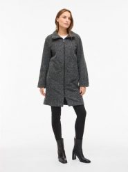 Vila Płaszcz przejściowy "Vijadas" w kolorze szarym rozmiar: 34. Szare płaszcze Vila, bez wzorów, bez kaptura. Za 165.71 zł.
